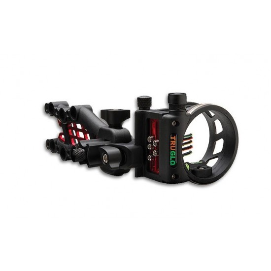 TRUGLO SIGHT CARBON HYBRID MICRO RH / .019 / 5PIN / BLACK